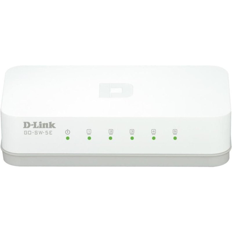 dlinkgo 5-Port Fast Ethernet Easy Desktop Switch GO-SW-5E - Commutateur - 5 x 10/100 - de bureau