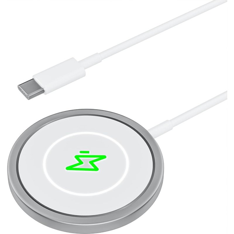 Mag-Safe Magnetic Wireless Charger Usb C 15w For Iphone,Inductive Charging Compatible With Iphone 16/15/14/13/12 Series,1.5m Cable