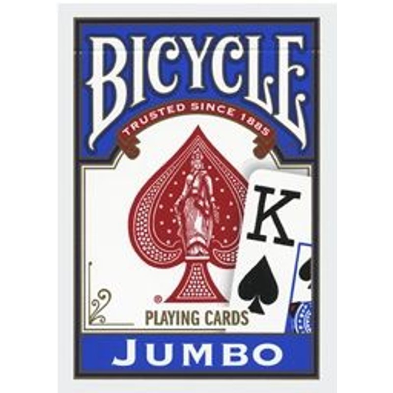 Cartes À Jouer Bicycle - Jeu De Cartes Original - Rider Back Jumbo Index