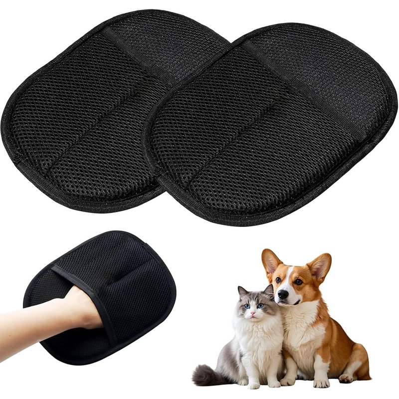 Lot De 2 Gants Magnétiques Pour Épilation Des Poils D'animaux Domestiques,Gants Pour Le Soin Et L'élimination Des Poils De Votre Animal De Compagnie Pour Des Poils Lisses Et Sains