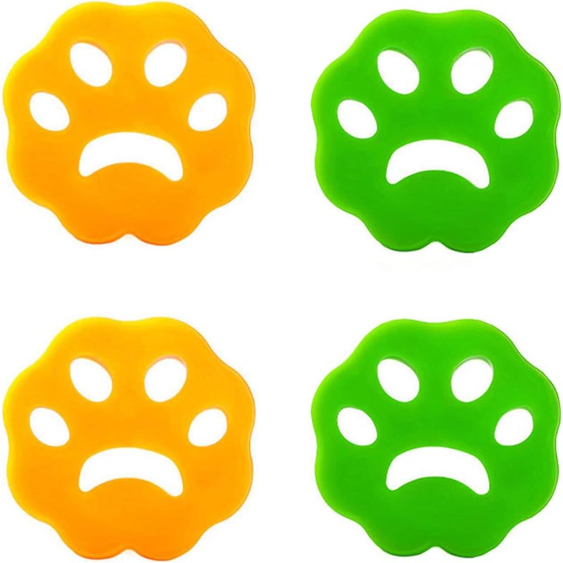 4 Pieces Pet Hair Epilator,Washable And Reusable Washing Machine Epilator,For Dogs Cats Pet Hair Clothes Bedding