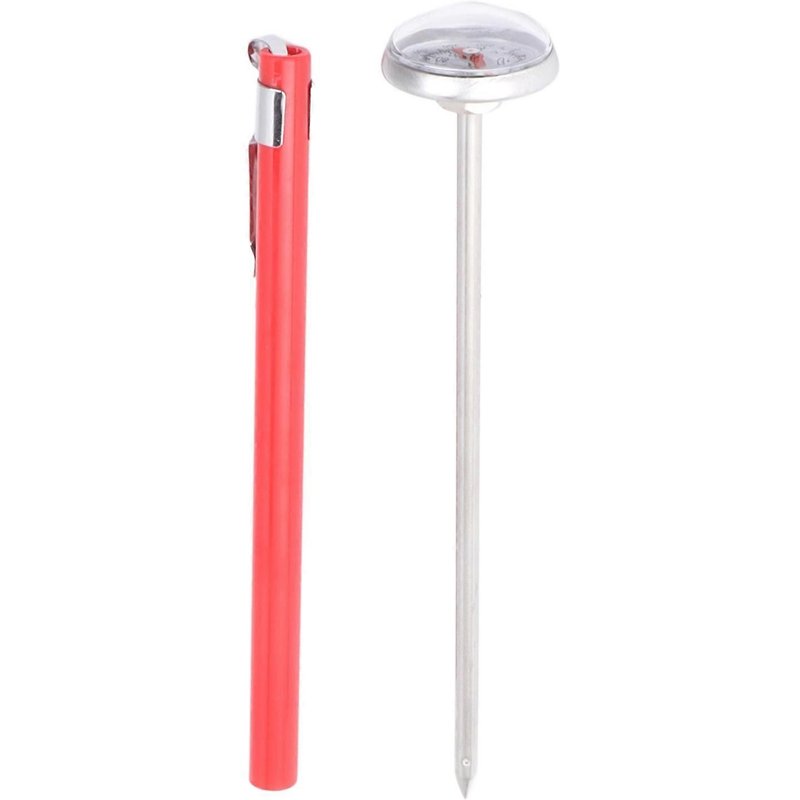 Thermomètre à viande à lecture instantanée, lecture précise, thermomètre de cuisine en acier inoxydable pour aliments, pour barbecue, fumoir