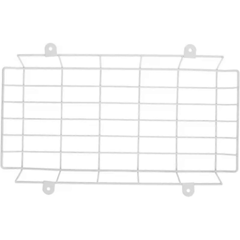 Grille de protection pour éclairage de secours 420 x 220 x 40 mm, support mural en métal pour éclairage de secours