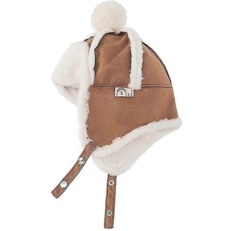 Hiver Chaud Bébé Chapeau 2 Couleurs Bébé Tout-Petits Garçons Filles Bonnets Soft Cap Cadeau-Enfants-Café-Unisexe