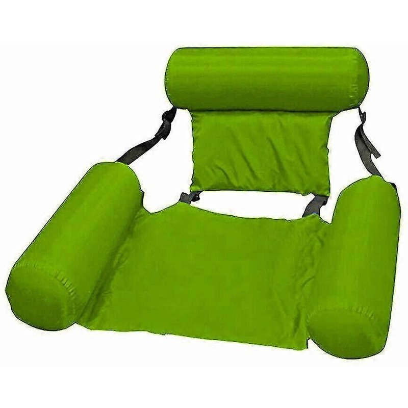 Evago Chaise Flottante Sièges De Piscine Gonflable Lazy Water Bed Chaise Longue-Vert