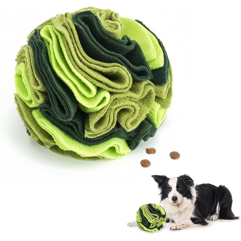Dog Sniffing Ball,Interactive Dog Brain Stimulating Dog Toy,Puzzle Toys For Small Medium Dogs,Enrichment Game,Feeding Mat,Toy