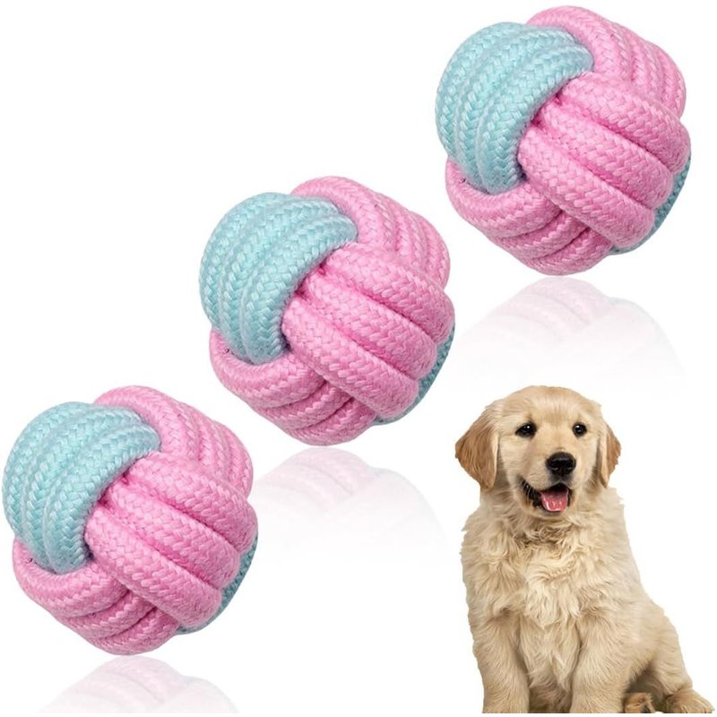 3 X Dog Toy Balls,Interactive,Bite Resistant,Teething Ball Dog Indestructible,For Small And Large Dogs Indestructible Dog Ball.