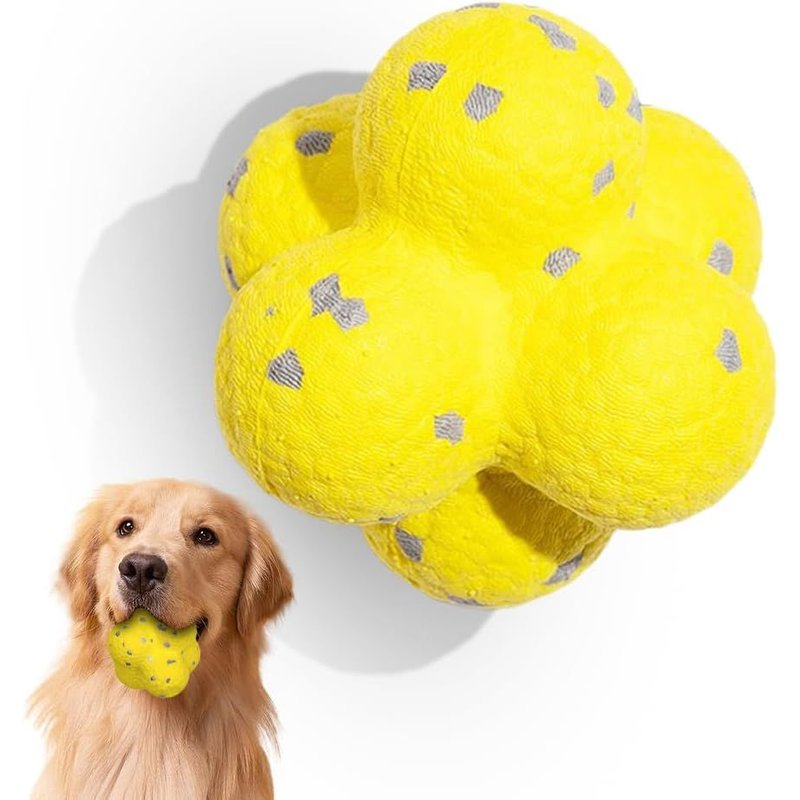 Balle Magique À Mâcher Pour Chien,Étoile De Patte,Balle Magique,Jouet Pour Chien,Pour Les Grands,Moyens Et Petits Chiens