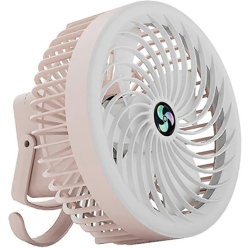 Mini ventilateur Portable refroidisseur d'air ventilateurs de bureau Usb 3 vitesses Régulation Ventilateur d'été-Rose