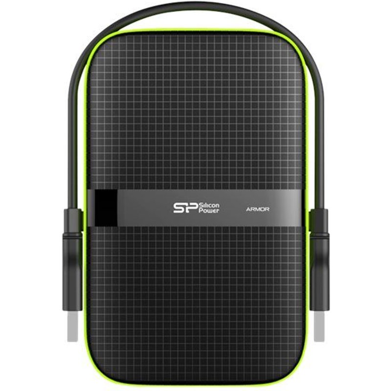 SILICON POWER Armor A60 - Disque dur - 1 To - externe (portable) - 2.5" - USB 3.0 - noir