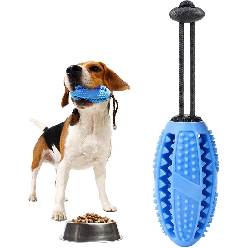 Jouet Interactif Chien,Jouets À Mâcher Chiot,Jouet De Dentition Pour Chien,Jouet De Dressage Résistant Aux Morsures,Jouets De Nourriture Lente Pour Soins Dentaires Favorise Santé Bucco-Dentaire