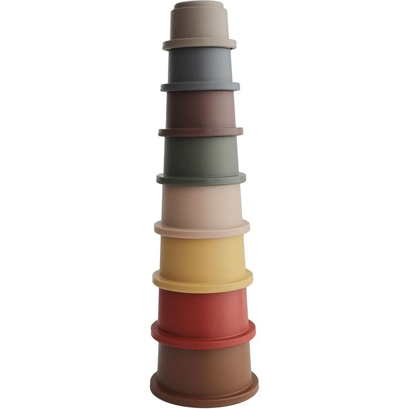 Stacking Cups 8 Nesting CupsBpa FreeEducational Toys For BabiesAccessories For Baby,Young Children Boys And GirlsRetro