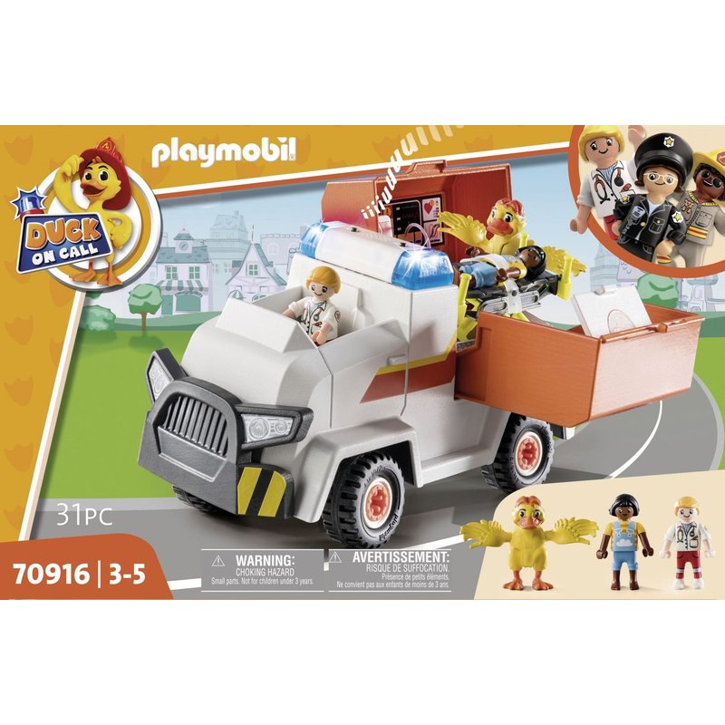 Playmobil 70916 - DUCK Véhicule de secours