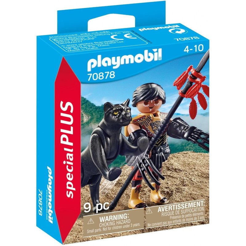 Playmobil 70878 - Combattant avec panthère
