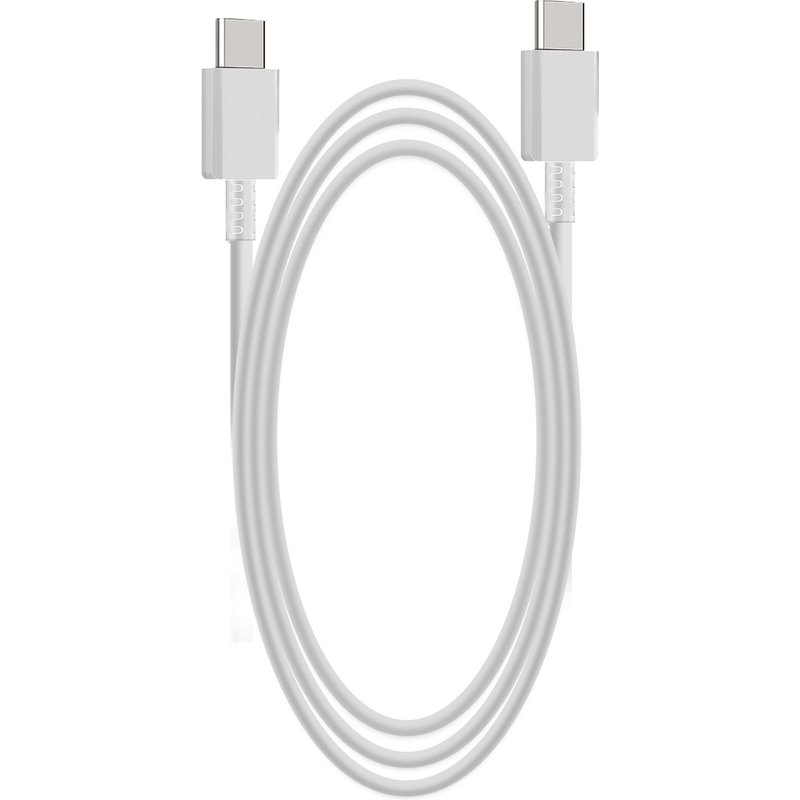 Câble USB C vers USB C Officiel Samsung EP-DA905BW Charge 5A Blanc 1m