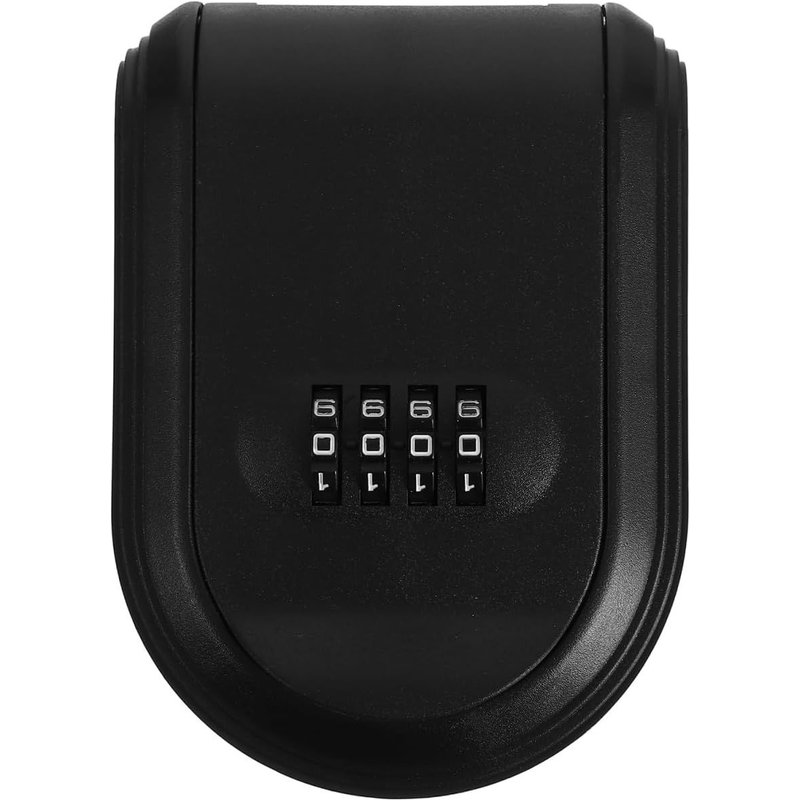 Boîte à clés avec serrure à combinaison Étui pour clés Cabinet de sécurité Clé Organisateur de porte-clés mural Cabinet Abdominaux Noir