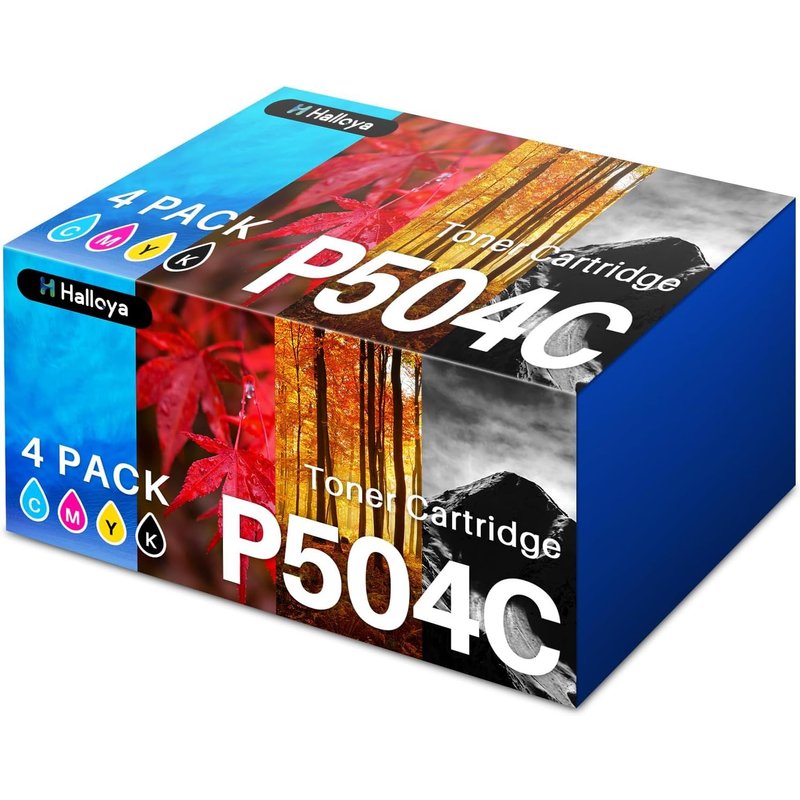 Clt-P504C Clt-504S Pour Toner Samsung P504C 504S Clt-K504S Pour Xpress C1860Fw Sl-C1810W Sl-C1860Fw C1810 C1860 Clx-4195Fw Clx-4195Fn Clx-4195N Clp-415Nw (4 Paquets)