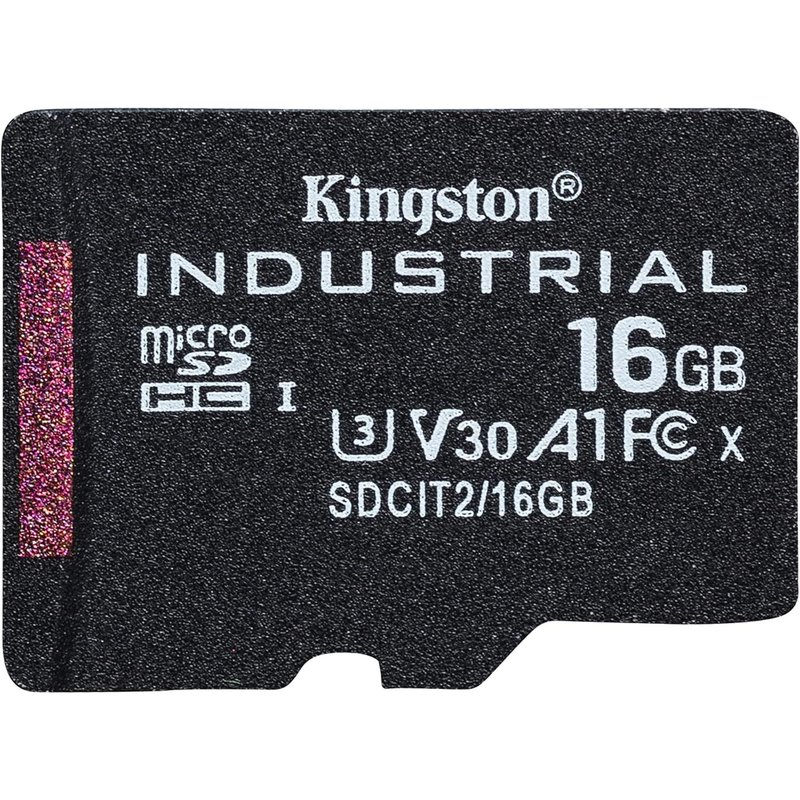 Industrial Microsd -16Go Microsdhc Industrial C10 A1 Pslc Carte Pack Unique Sans Adaptateur- Sdcit2/16Gbsp