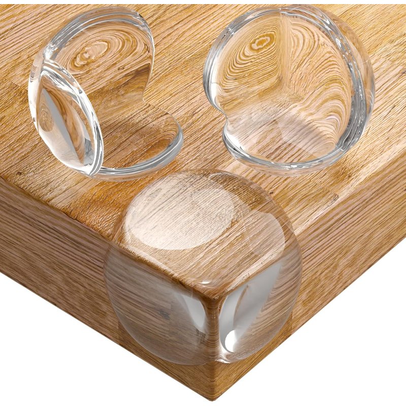 Coin De Table Protection Pour Bébé-Coussin D'angle Grande Pour Coins & Bords De Table-Protege Table Sécurité Enfant-Anti-Choc Et Transparent Avec L''adhésif Fort (12 Pcs)