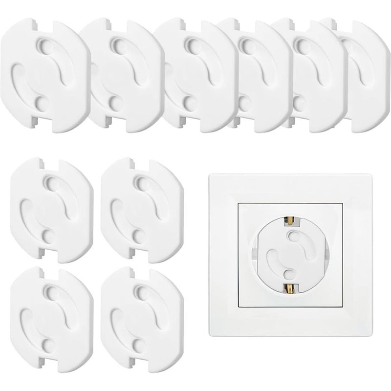 10 Pièces Cache Prise Bébé,Socket Serrure De Sécurité Pour Enfants Serrure De Prise Avec Mécanisme De Torsion,Pour La Sécurité Enfant Domestique,Couvercle De La Prise Courant