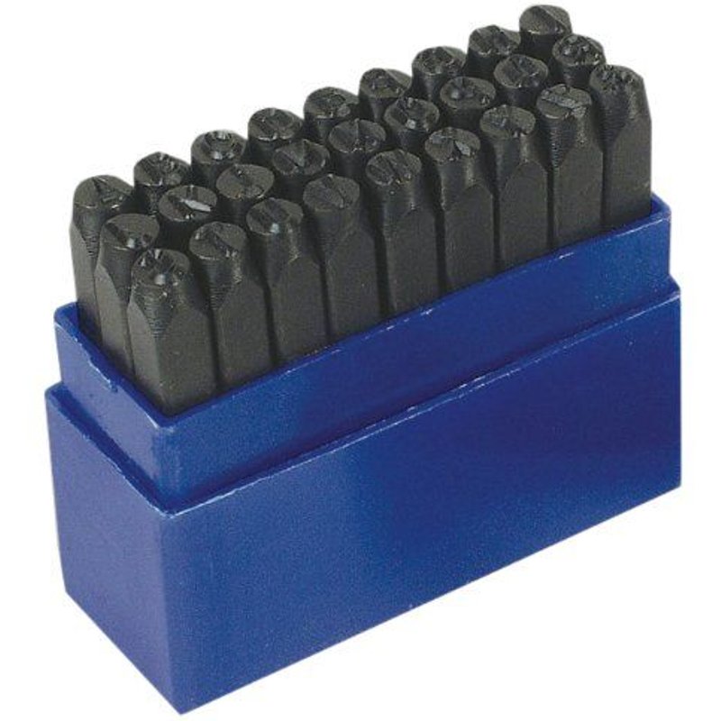 Mannesmann M 244-04 Assortiment de lettres à frapper 4 mm