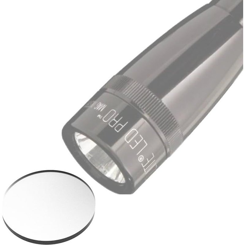 Weltool GL3 Lentille en Verre Trempé pour Lampe de Poche Mini Maglite Mini Mag Remplacement Mise à Niveau Modèle AA, 22 mm de Diameter