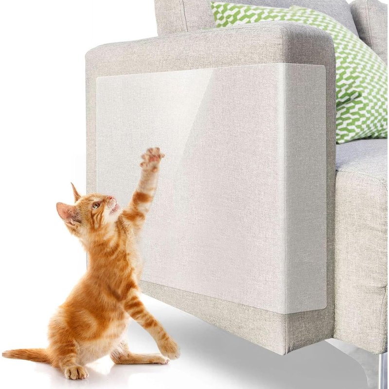 Protecteur De Rayure De Chat, 6 Pièces Protecteurs Anti-Griffes, 45 X 30 Cm Protection Canape Chat, Protection Anti-Griffures, Protections Anti-Rayures Pour Meubles Canapé Table Porte