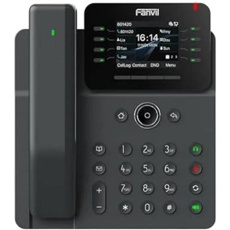 Fanvil V62 Pro téléphone fixe Noir 12 lignes LCD