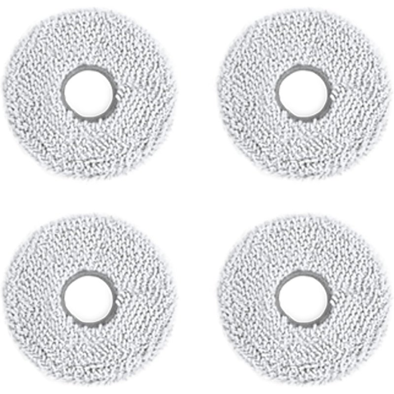 Lingettes De Nettoyage Lavables, Pour Deebot X5 Omni/X5 Pro Omni, 4 Pièces/Boîte, Accessoire D'Origine, Blanc