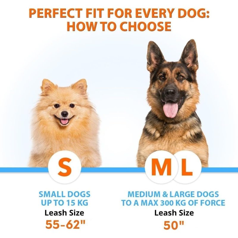 Laisse Mains Libre Pour 2 Chiens Grande Et Moyenne TailleU2013 Laisse Anti-Traction Avec Coutures Réfléchissantes Pour Chien -Accessoire Chien Pour Le Jogging, La Marche À Pied, La Randonnée, L`Es