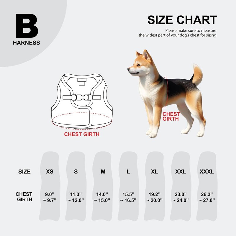 Harnais Souple Pour Chien En Maille Rembourrée Anti-Étranglement Et Anti-Traction - Confortable Pour La Marche, La Course À Pied Et Le Dressage - Pour Chiens De Petite, Moyenne Et Grande Taille