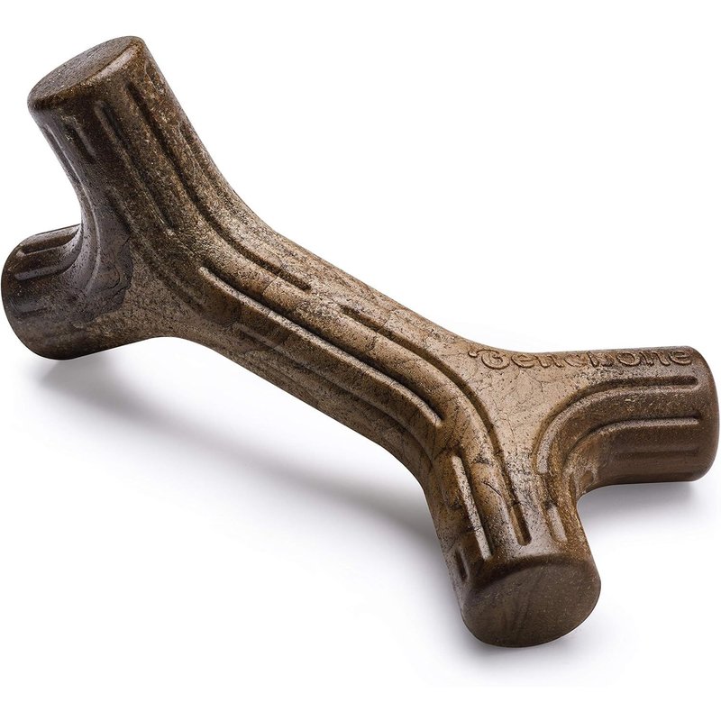 Maplestick Durable Dog Chew Toy For Aggressive Chewers, Real Maplewood, Made In Usa, Medium