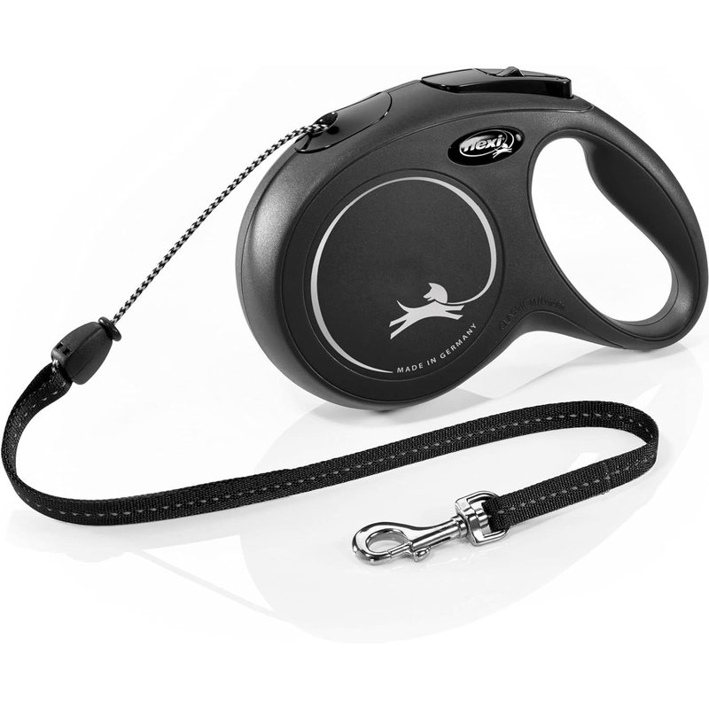 Final Touch New Classic Laisse Avec Cordon Pour Chien Noir 8 M Taille M