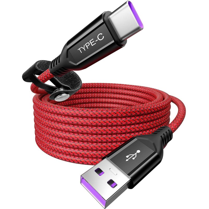 6A Supercharge Câble Usb C Pour Honor 400 200 Lite Pro Smart 100W 1,8M Nylon Tressé Câble Type C Charge Rapide Données Supercharge Charge Rapide Pour Honor Magic6 Lite 7 Lite 7 6 5 Pro X6B X8B Pad X8