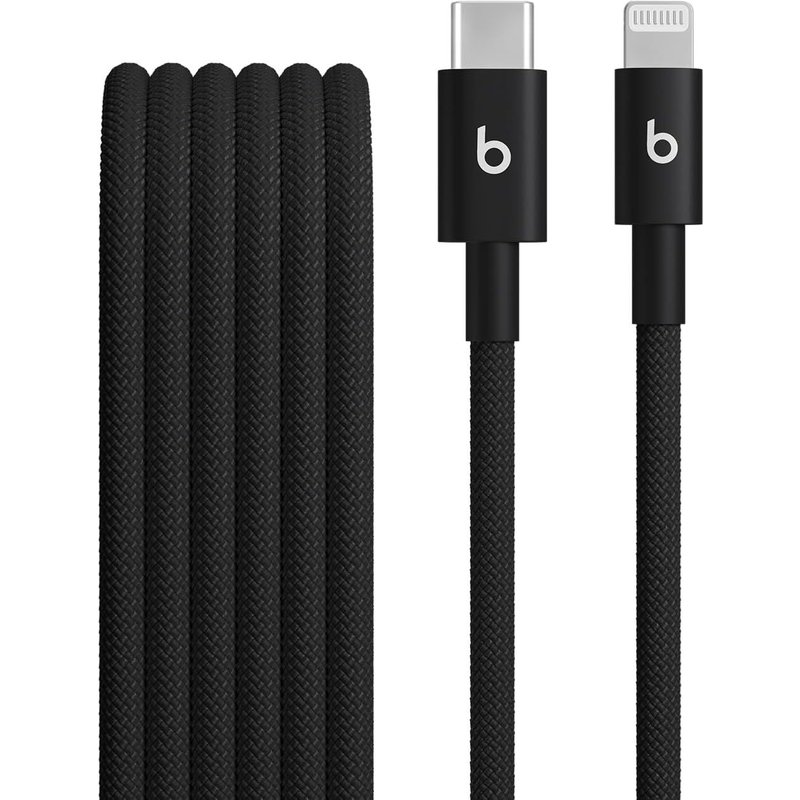 Usb-C Vers Lightning Câble Tissé , Charge Rapide, Durable/Anti-N?uds, Chargeur Compatible Pour Les Appareils Apple À Port Lightning (1,5 M) - Noir Intense