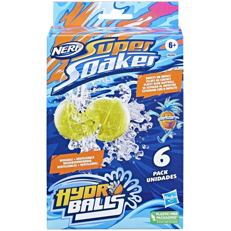 Nerf Super Soaker Hydro Balls Pack De 6