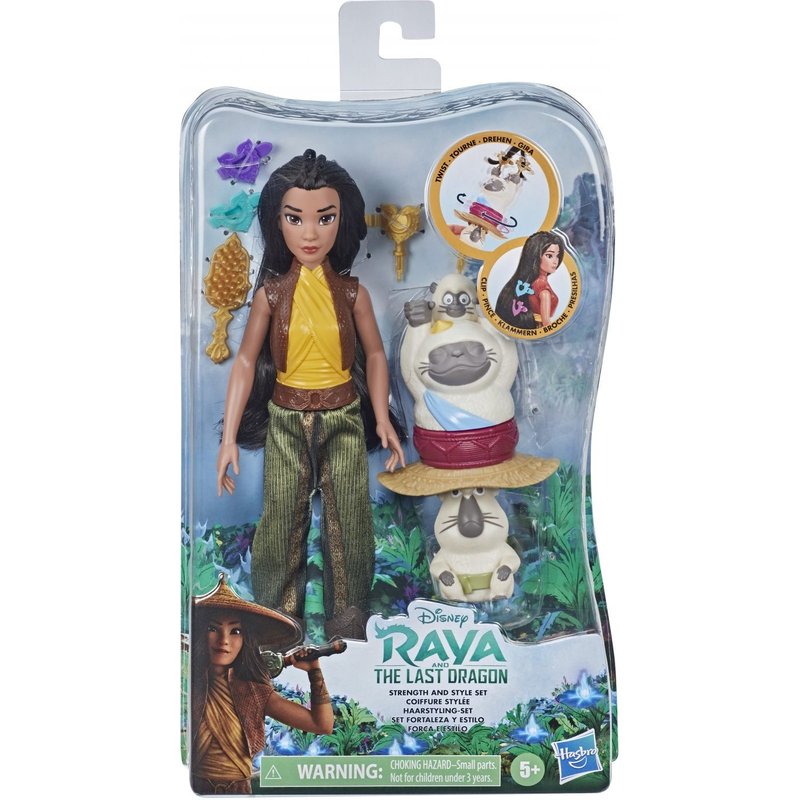 Disney Princess « Raya and the Last Dragon » de Disney, Raya coiffure stylée