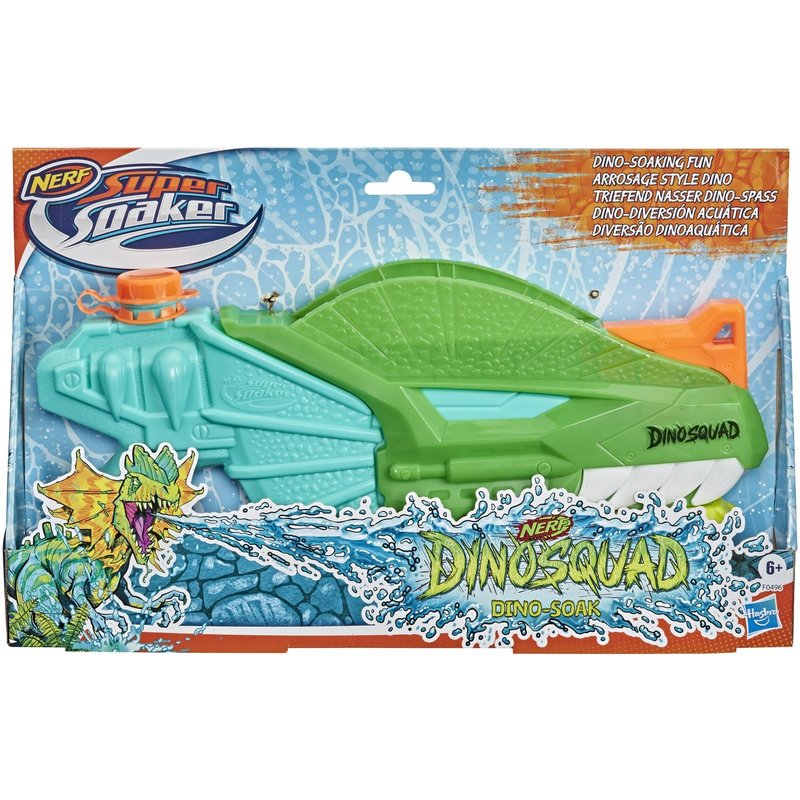 Blaster À Eau Nerf Super Soaker Dinosquad Dino-Soak