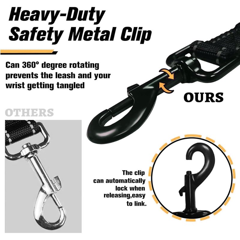 Laisse Courte Et Robuste Pour Chien - Laisse De Transport Robuste Pour Chien - Laisse De Contrôle De L'entraînement - Laisse Réfléchissante Pour Chiens De Taille Moyenne Et Grande