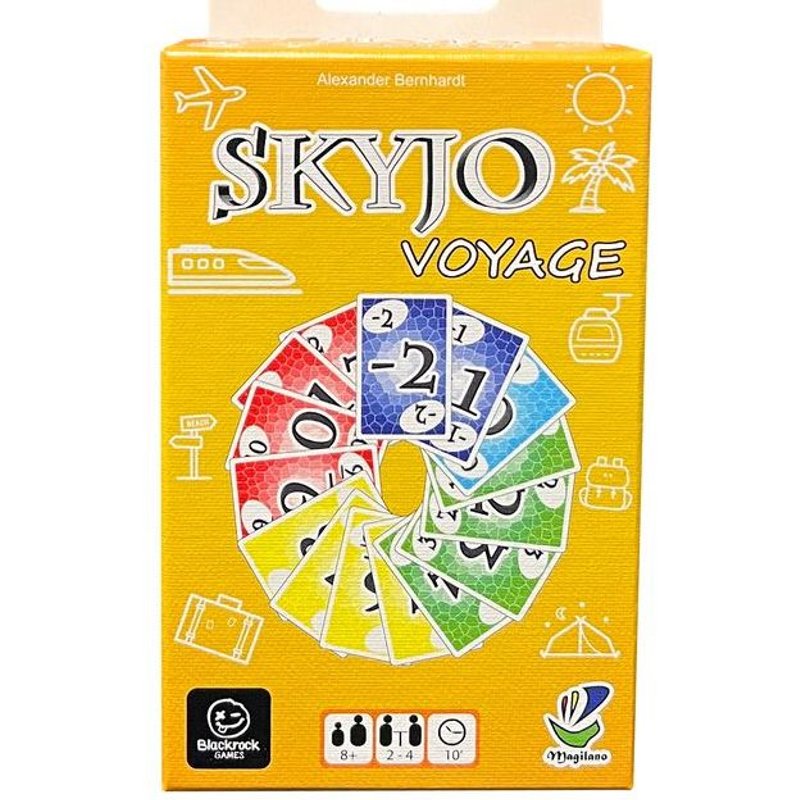 Blackrock Games Skyjo Voyage 10 Min Jeu De Cartes