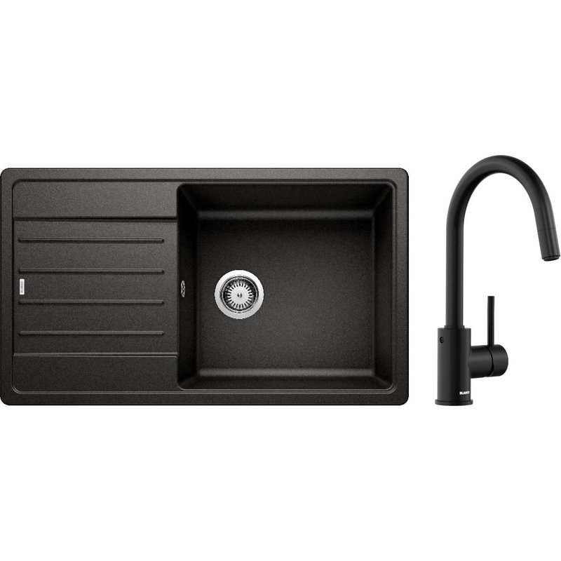 BLANCO LEGRA XL 6 S & MIDA-S noir mat
