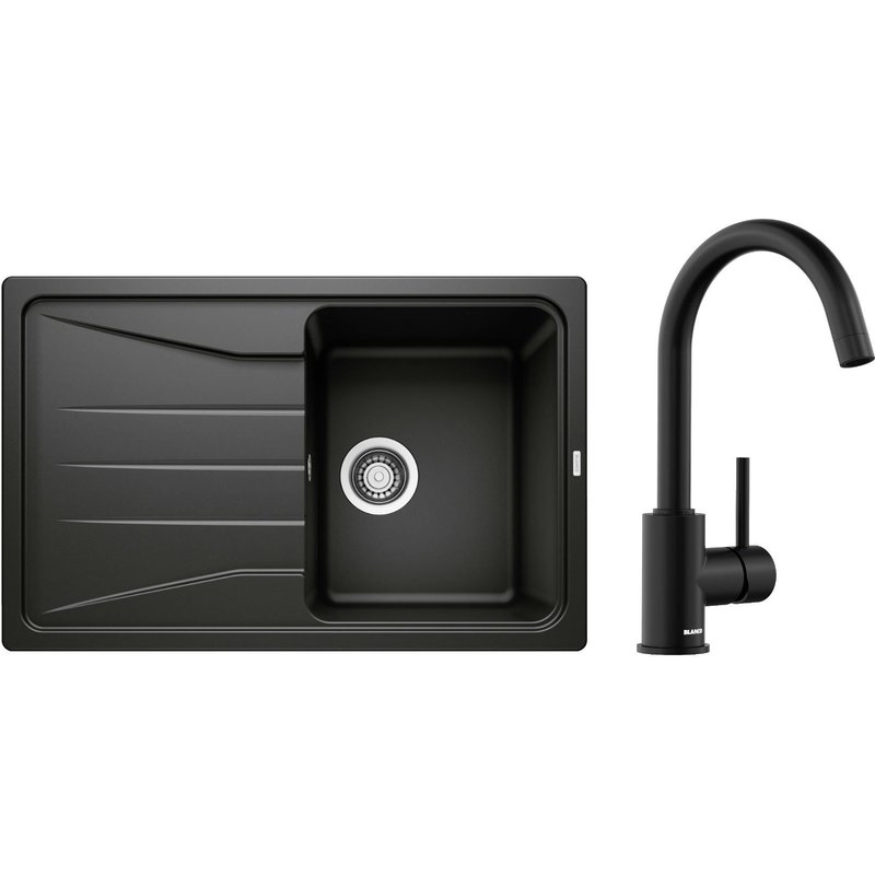 BLANCO SONA 45 S & MIDA noir mat