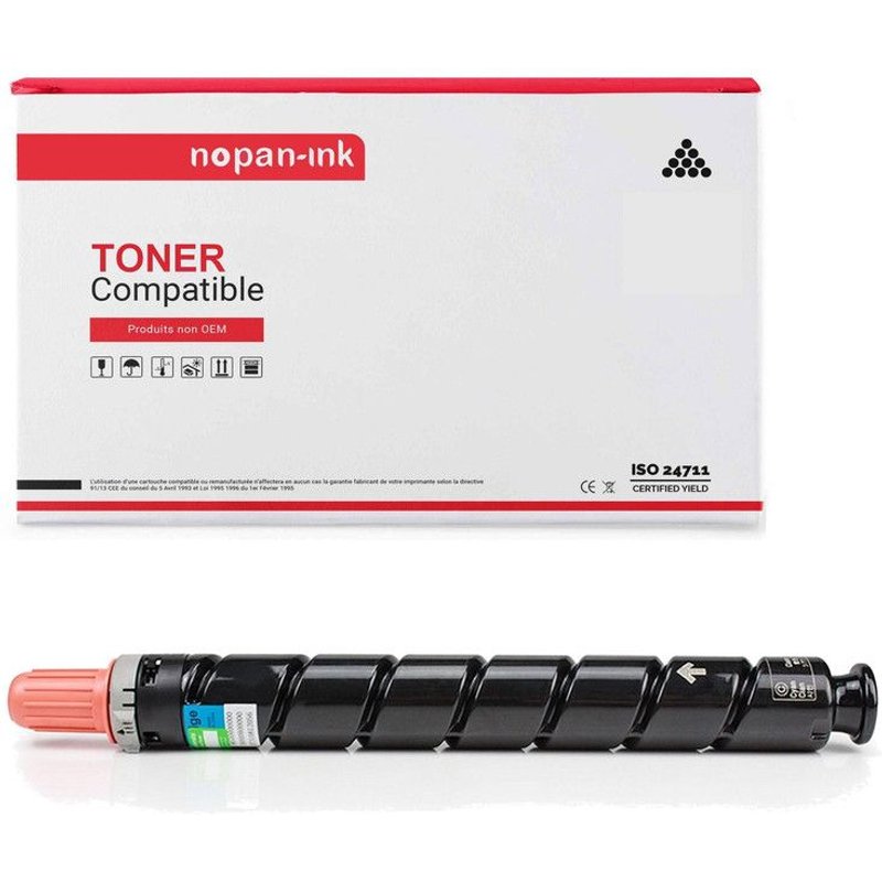 1 Toner pour Canon CEXV28 Cyan 38000 Pages avec iR Advance C5250, iR Advance C5250i, iR Advance C5255, iR Advance C5255i, iR C5045i, iR C5051, iR C5051i.