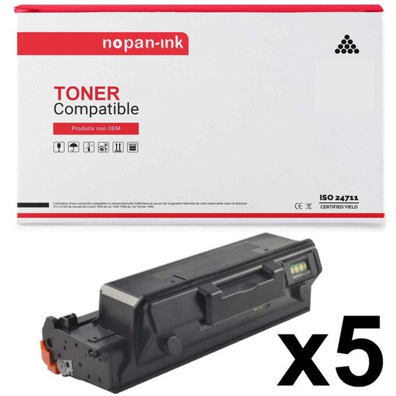 5 Toner pour XEROX 3345VDNI 3345 VDNI Black 15000 Pages avec Phaser 3330, Phaser 3330dni, Phaser 3330Vdni, WorkCentre 3335dni, WorkCentre 3335dnim, WorkCentre 3335Vdni, WorkCentre 3345dni, WorkCentre