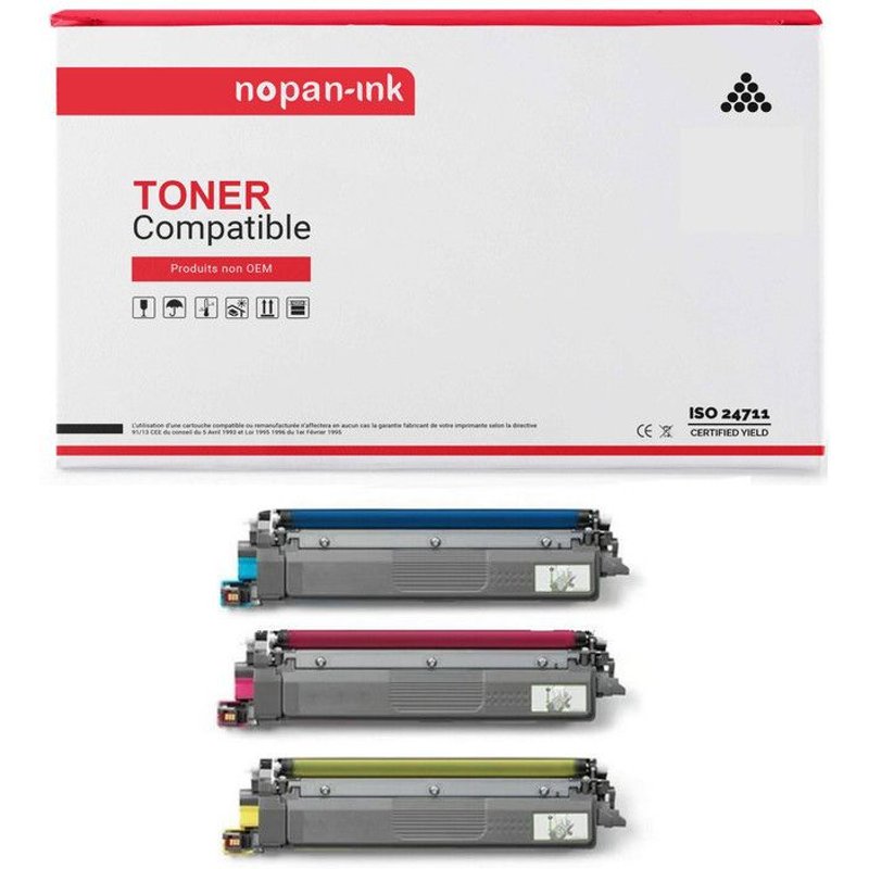 3 Toner pour BROTHER TN249 Multi-couleurs 4000 Pages avec HL L8230CDW, HL L8240CDW, MFC L8340CDW, MFC L8390CDW