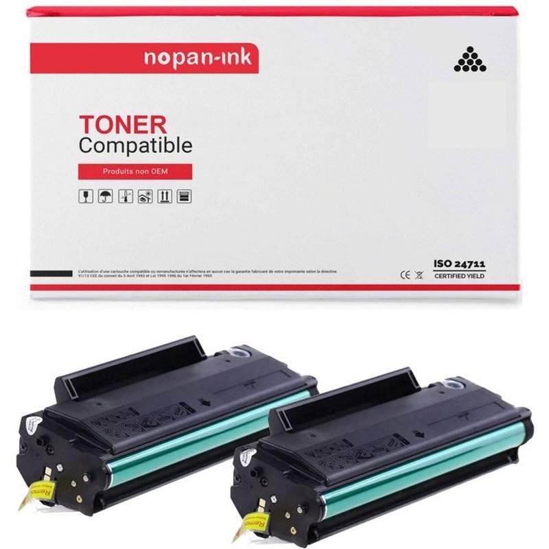 2 Toner pour PANTUM PD219X PD-219X Black 4500 Pages avec P2509, P2509W, M6509, M6559, M6609