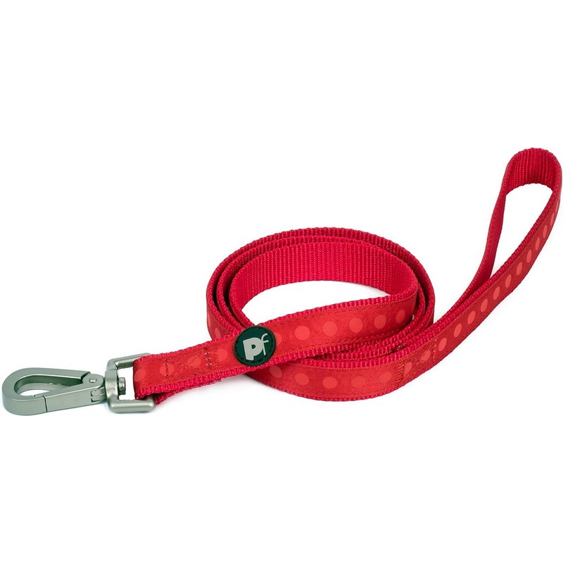 Tonal Dots Laisse En Nylon Pour Chien Rouge Taille M