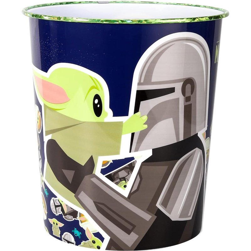 Poubelle À Papier Mandalorian Pour Enfants - Pour Chambre À Coucher, Bureau, Bureau