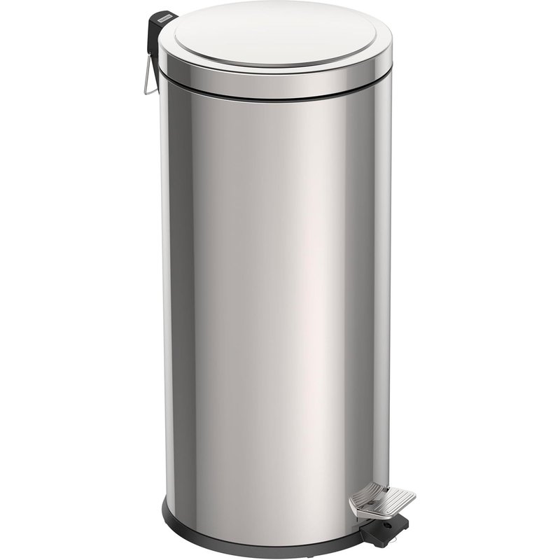 Poubelle À Pédale En Acier Inoxydable 30 L