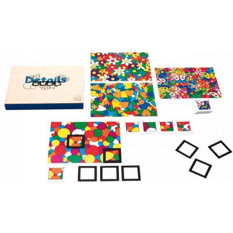 Trouver Le Détail - Jeu Multicolore - Jeu Montessori